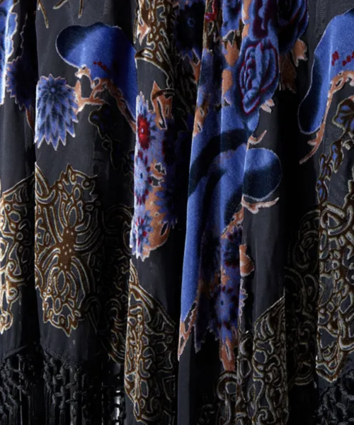 Alternative view of Paradise Devore Poncho